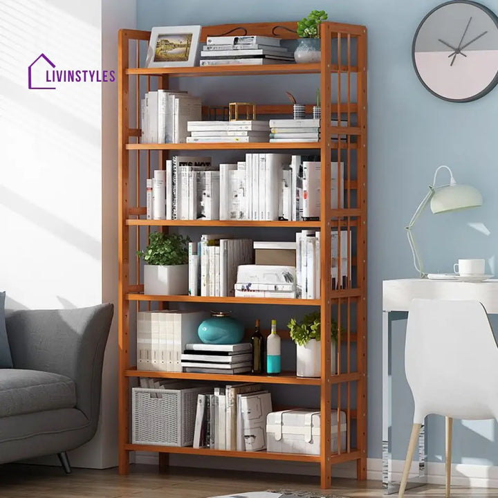Denis Solid Wood Bookshelves | Storage Shelves