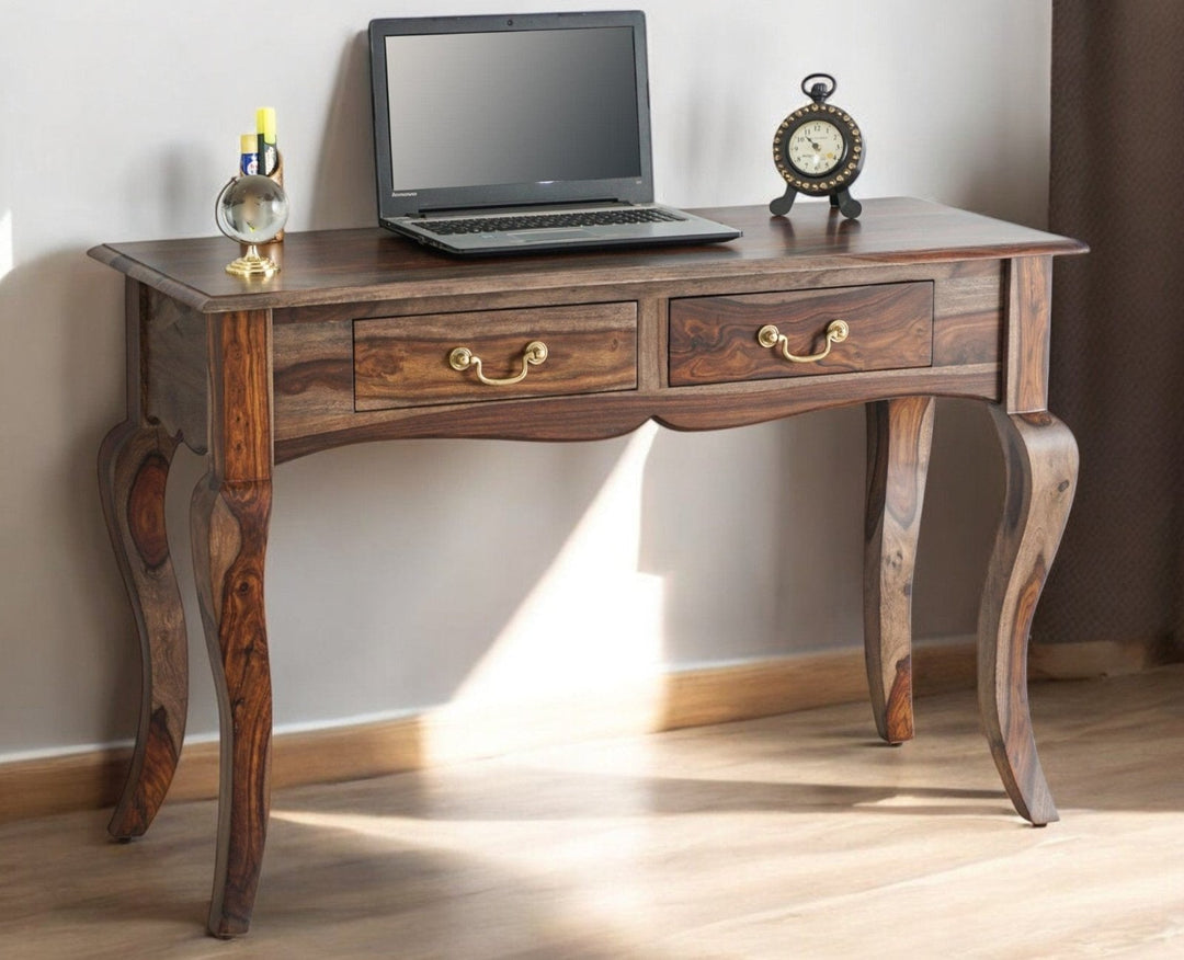 Andrea Two Drawer Study and Laptop Table