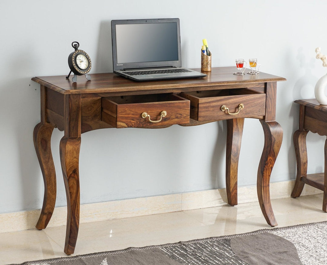 Andrea Two Drawer Study and Laptop Table
