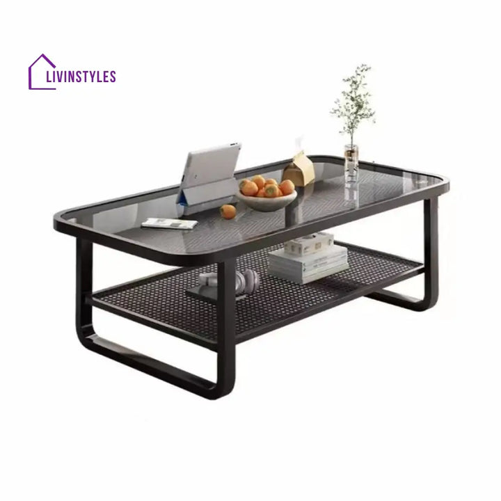 Dev Stainless Steel Coffee Table for Living Room