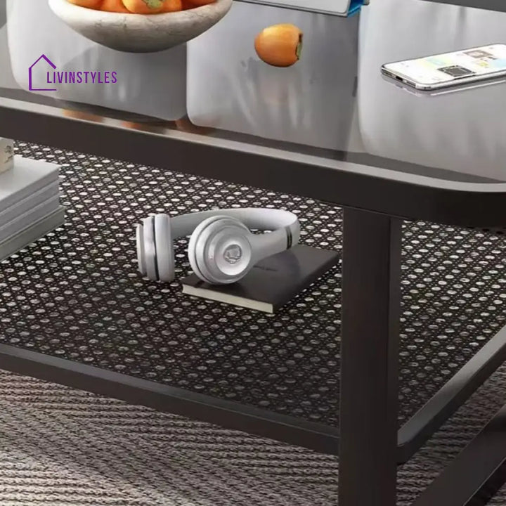 Dev Stainless Steel Coffee Table for Living Room