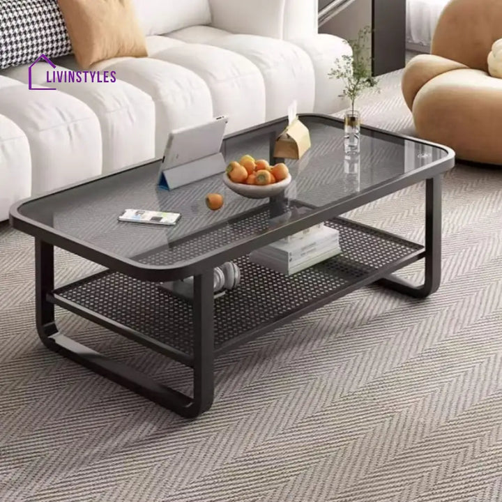 Dev Stainless Steel Coffee Table for Living Room