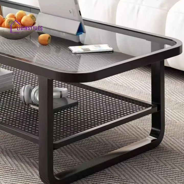 Dev Stainless Steel Coffee Table for Living Room