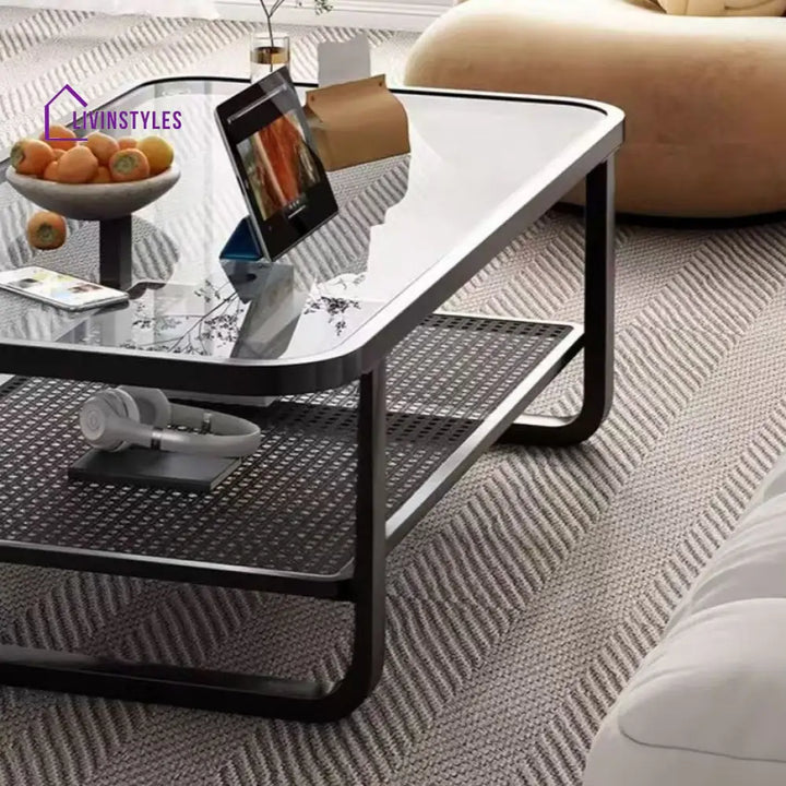 Dev Stainless Steel Coffee Table for Living Room