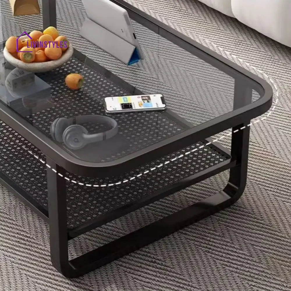 Dev Stainless Steel Coffee Table for Living Room