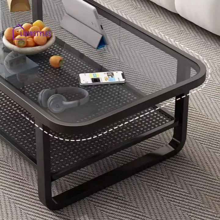 Dev Stainless Steel Coffee Table for Living Room
