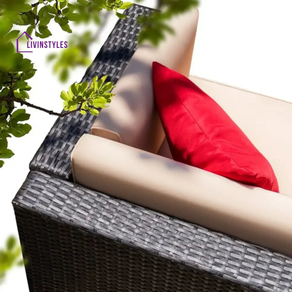 Devika Outdoor All-Weather Rattan Wicker Single Seater Sofa - Sofa Set