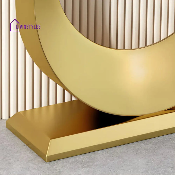 Devrat Stainless Steel Living Room Console Table
