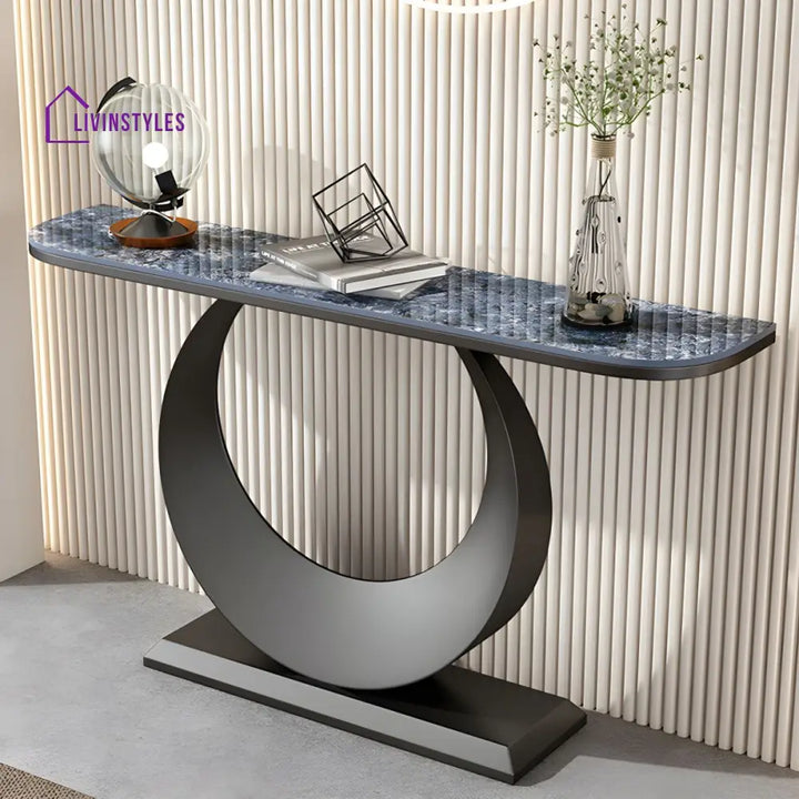 Devrat Stainless Steel Living Room Console Table