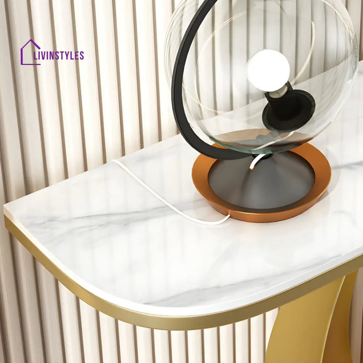 Devrat Stainless Steel Living Room Console Table