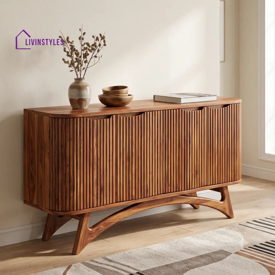 Dhanya Premium Wooden Sideboard and Cabinet for Living Room