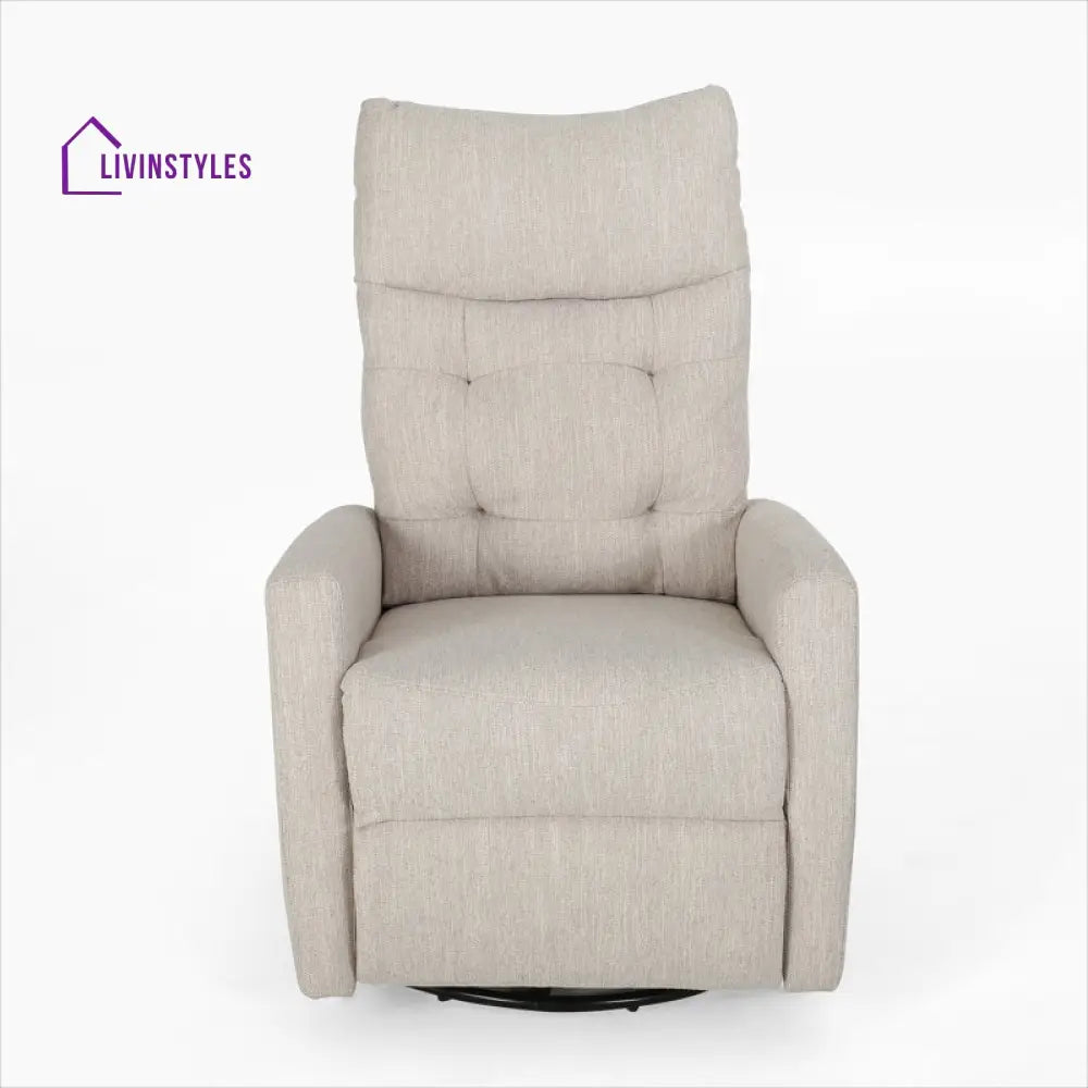 Dhara 1 Seater Manual Rocking And Revolving Recliner