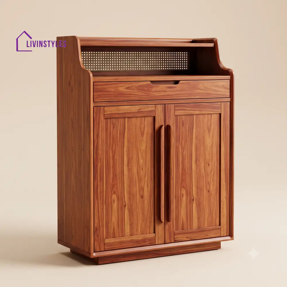 Dhivya Wooden Shoe Rack for Home | Shoe Cabinet