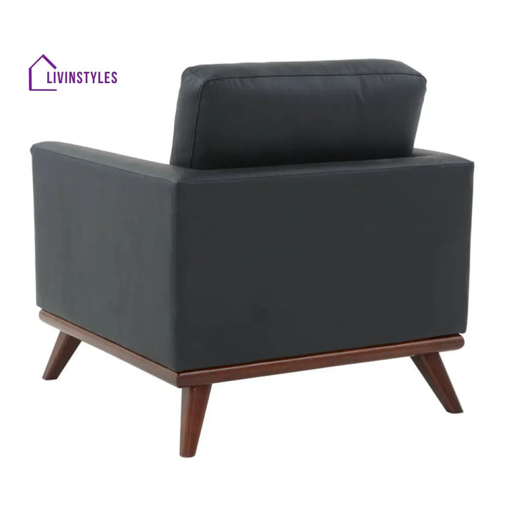 Dhriti Solid Wood and Fabric Arm Chair | Living Room Chair | Lounge Chair