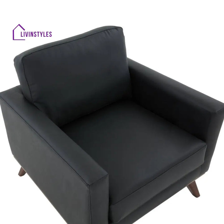 Dhriti Solid Wood and Fabric Arm Chair | Living Room Chair | Lounge Chair