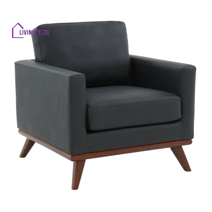 Dhriti Solid Wood and Fabric Arm Chair | Living Room Chair | Lounge Chair