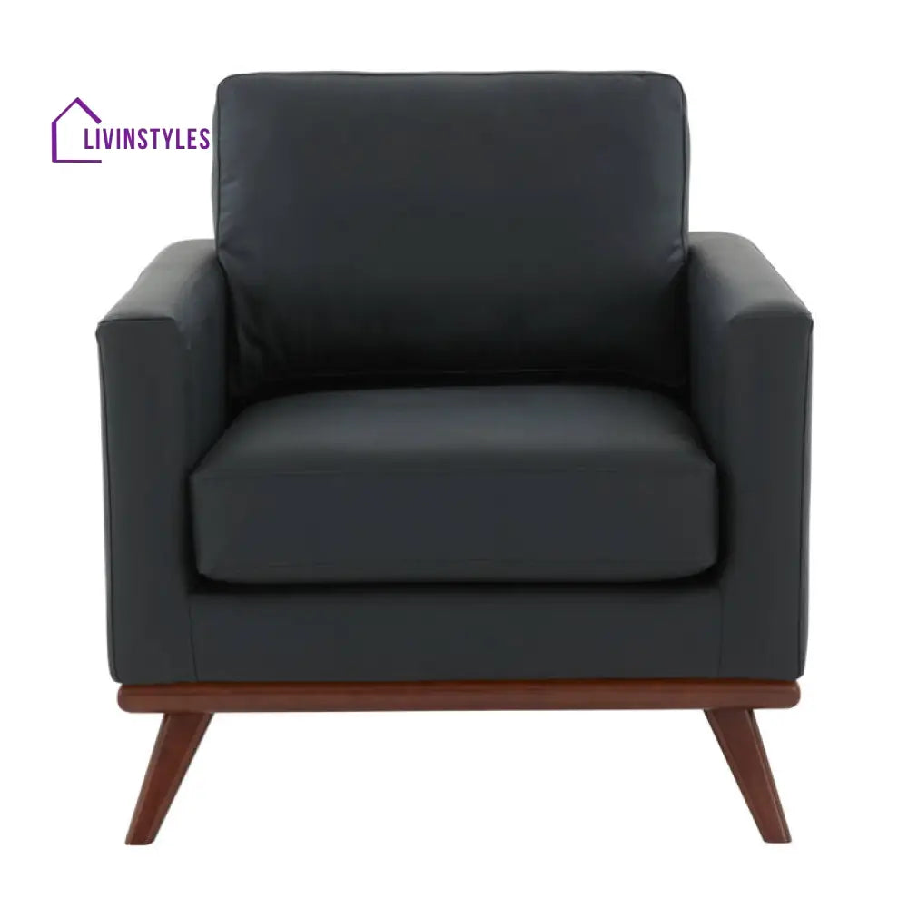 Dhriti Solid Wood and Fabric Arm Chair | Living Room Chair | Lounge Chair