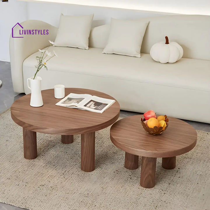 Dhriti Solid Wood Coffee Table for Living Room - Single Table Only