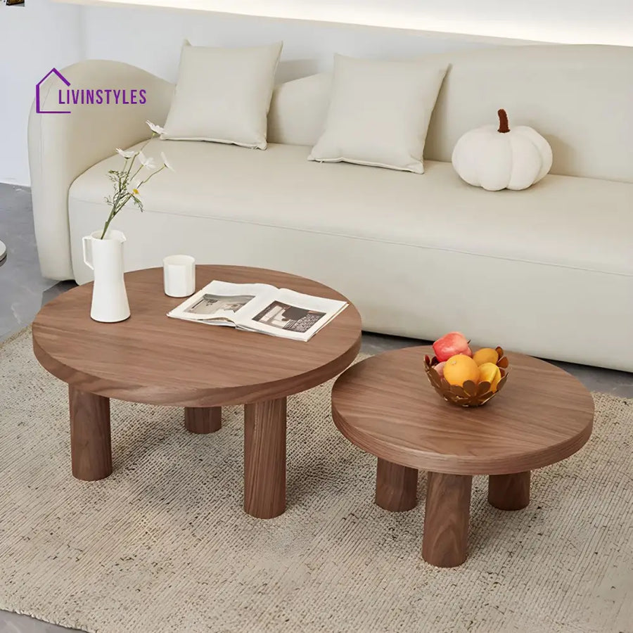 Dhriti Solid Wood Coffee Table for Living Room - Single Table Only