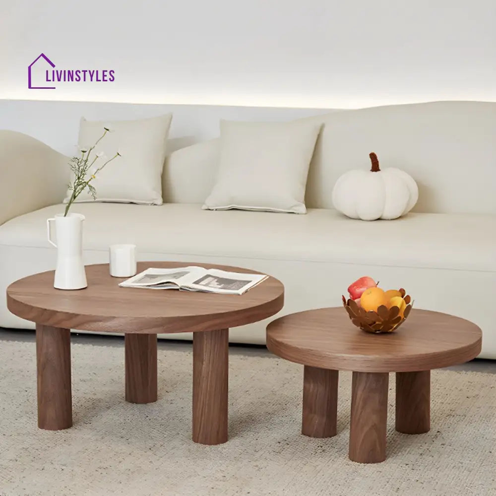 Dhriti Solid Wood Coffee Table for Living Room - Single Table Only
