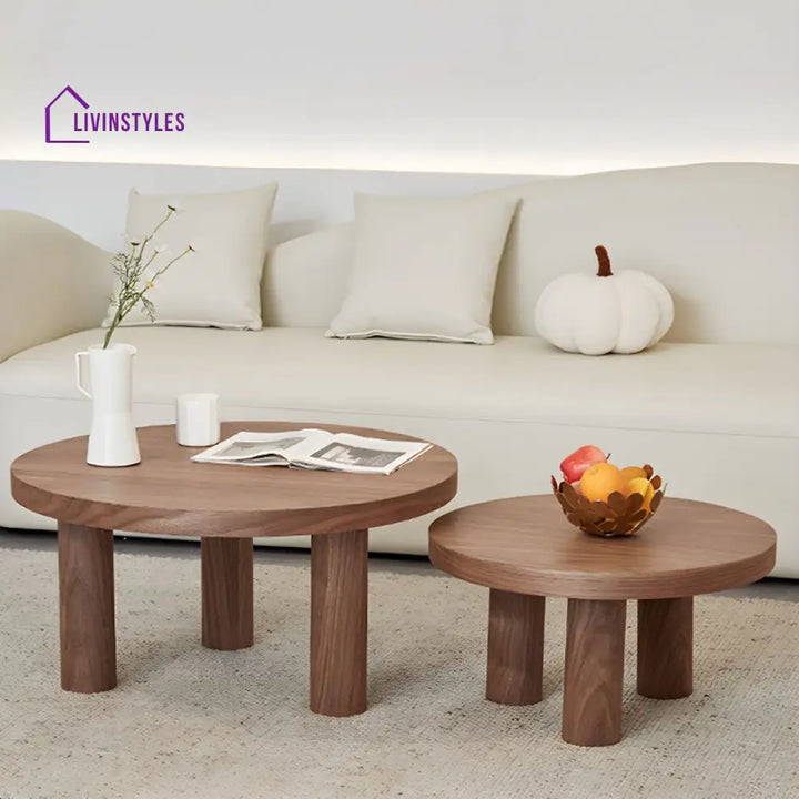 Dhriti Solid Wood Coffee Table for Living Room - Single Table Only