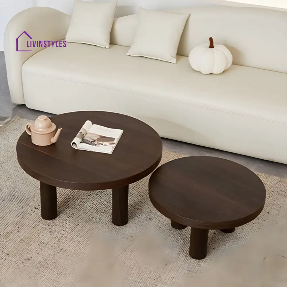 Dhriti Solid Wood Coffee Table for Living Room - Single Table Only