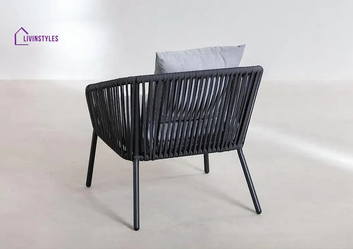 Dhruv 4 Piece Patio Sofa Set (Grey)