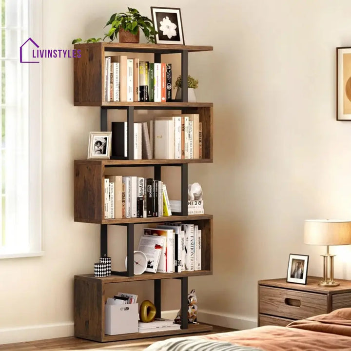 Diana Engineered Wood Bookshelves | Bookshelf for Living Room | Bedroom | Drawing Room | Study Room