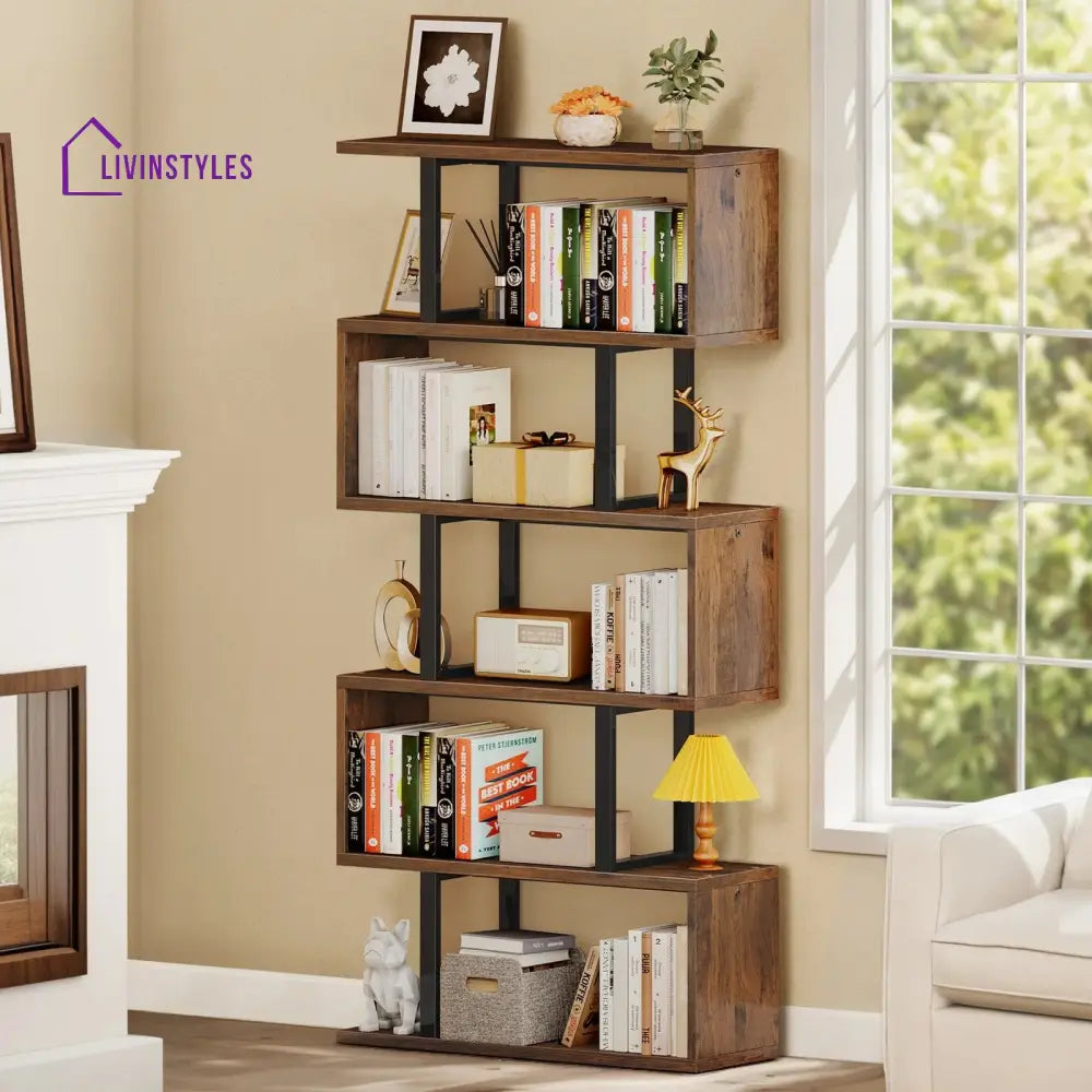 Diana Engineered Wood Bookshelves | Bookshelf for Living Room | Bedroom | Drawing Room | Study Room