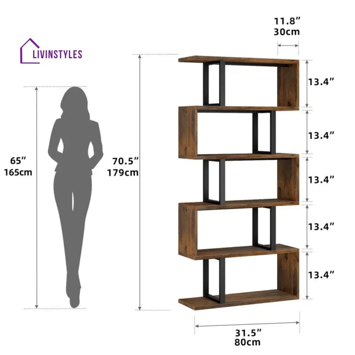 Diana Engineered Wood Bookshelves | Bookshelf for Living Room | Bedroom | Drawing Room | Study Room