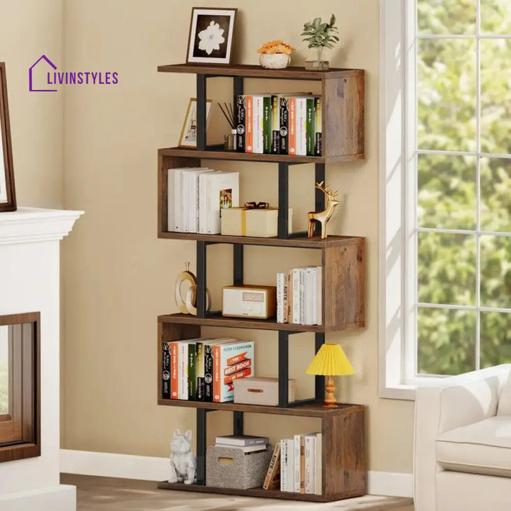 Diana Engineered Wood Bookshelves | Bookshelf for Living Room | Bedroom | Drawing Room | Study Room