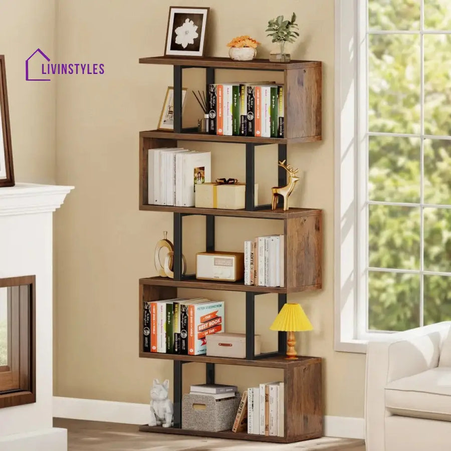 Diana Engineered Wood Bookshelves | Bookshelf for Living Room | Bedroom | Drawing Room | Study Room