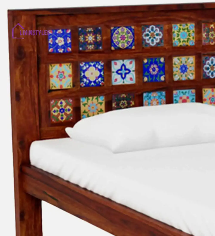 Anamika Traditional Sheesham Wood Single Beds Bedroom Furniture Sets