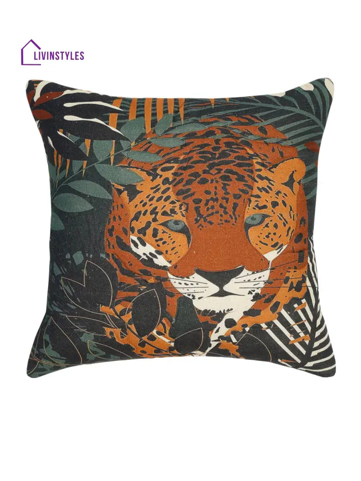 Digital Printed Cotton Cushion Cover Set Of 2 (20X20 Inch)