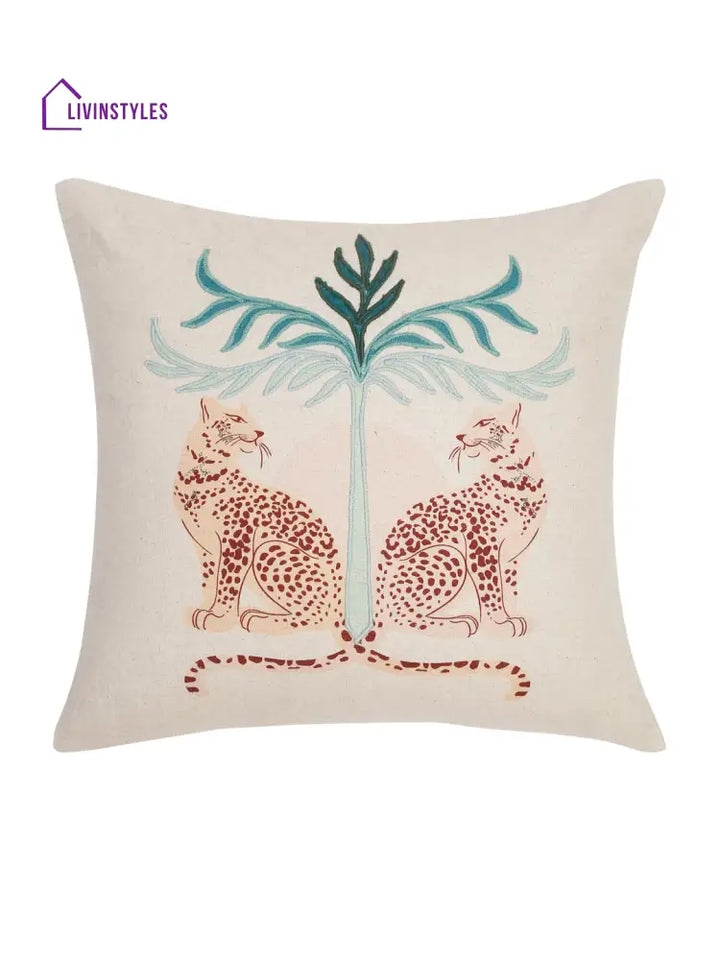 Digital Printed Cotton Cushion Cover Set Of 2 (20X20 Inch)