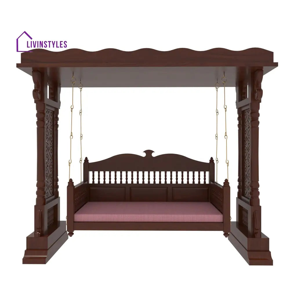 Diksha Vintage Denver Dark Finished Wooden Handmade Swing Swing