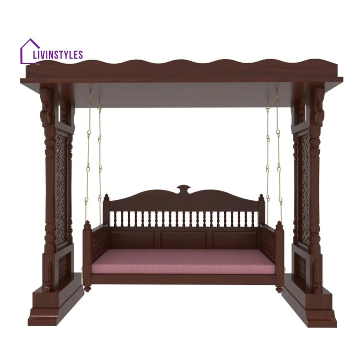 Diksha Vintage Denver Dark Finished Wooden Handmade Swing Swing