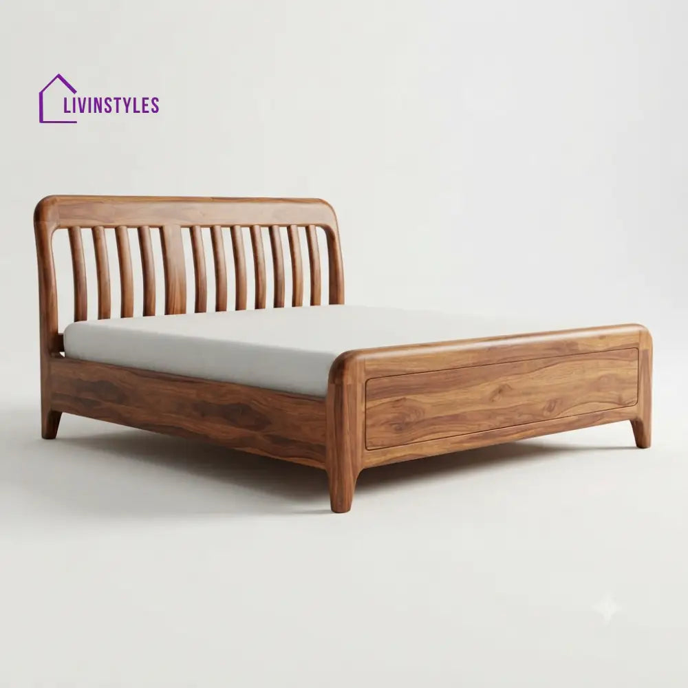 Dimakatso Wooden Double Bed | King Size Bed | Queen Size Bed - Bed Without Storage
