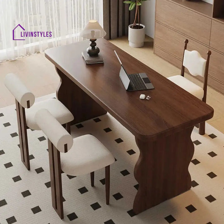 Dina Solid Wood Study Table for Students