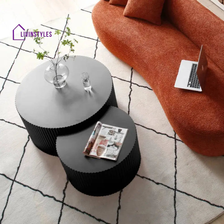 Dinesh Mdf Coffee Table For Living Room | Black Finish