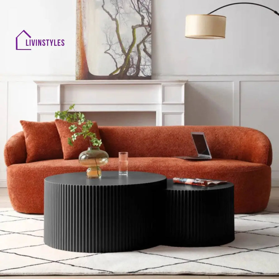 Dinesh Mdf Coffee Table For Living Room | Black Finish