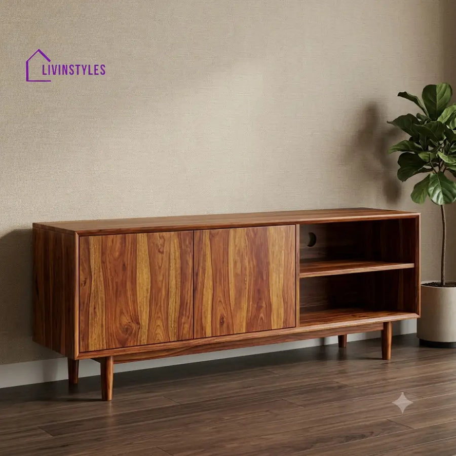 Dinesh Solid Sheesham Wood Tv Unit for Living Room | Tv Cabinet | Tv Console