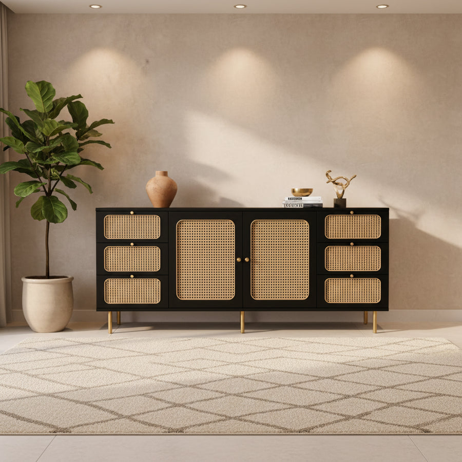 Dionisiy Wooden 70’’ Crockery Cabinet Sideboards
