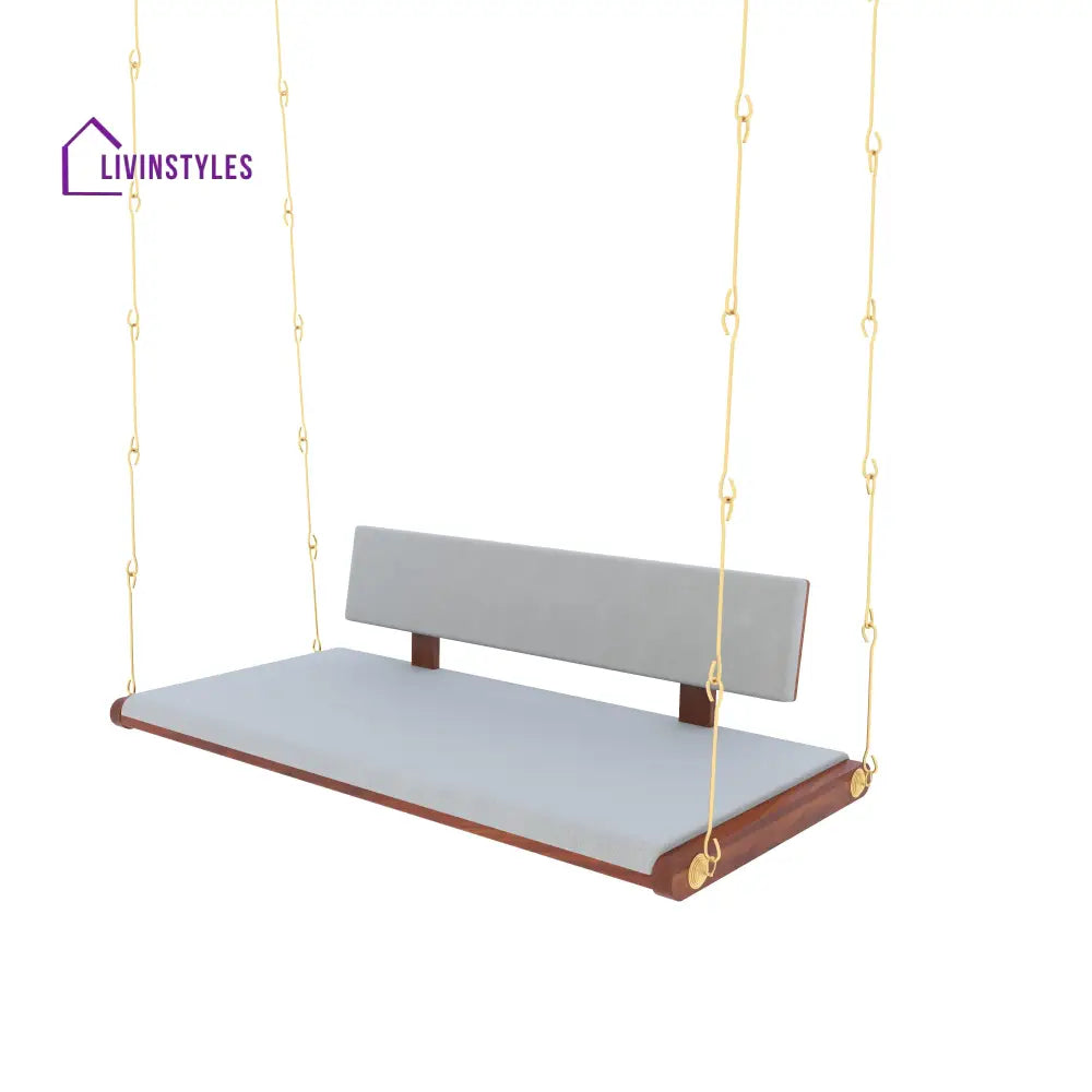 Disha Modern Minimalist Indoor Swing with Cushioned Seating Swing