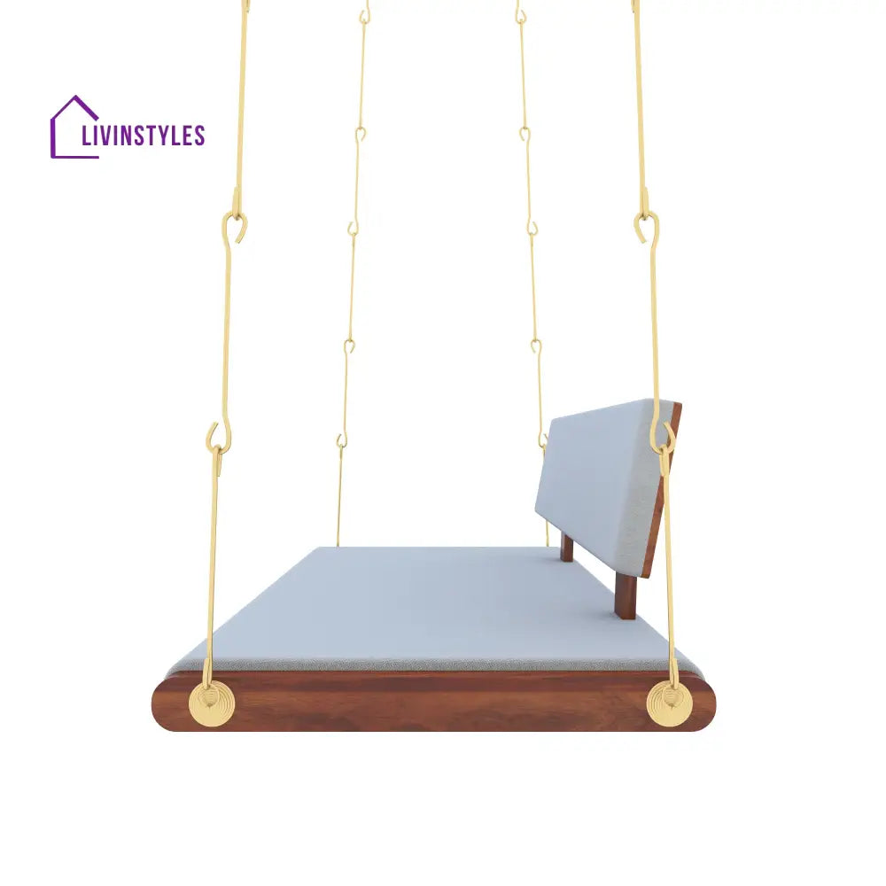 Disha Modern Minimalist Indoor Swing with Cushioned Seating Swing