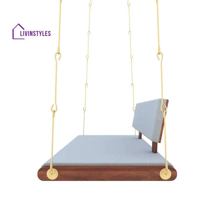 Disha Modern Minimalist Indoor Swing with Cushioned Seating Swing