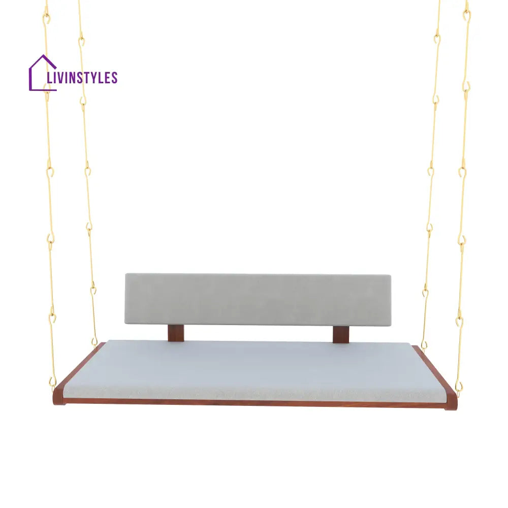 Disha Modern Minimalist Indoor Swing with Cushioned Seating Swing