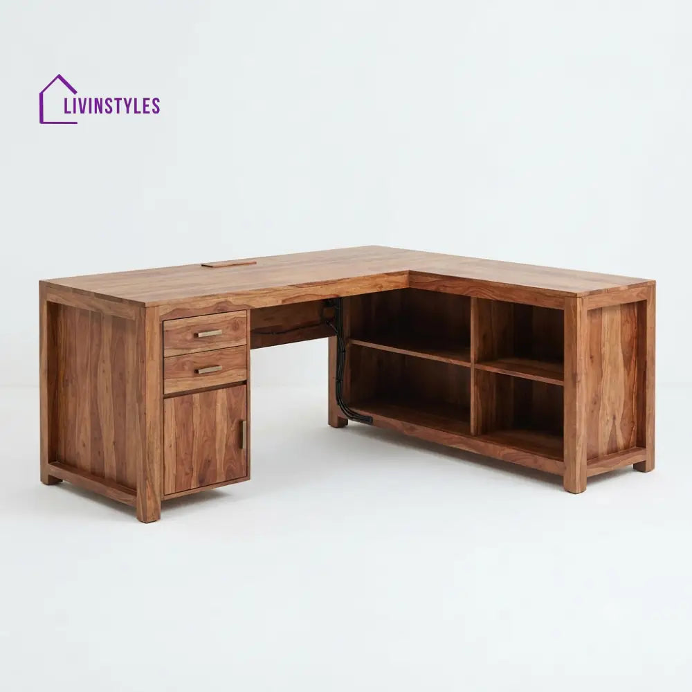 Disha Sheesham Wood Study Table for Home | Wooden Study Table