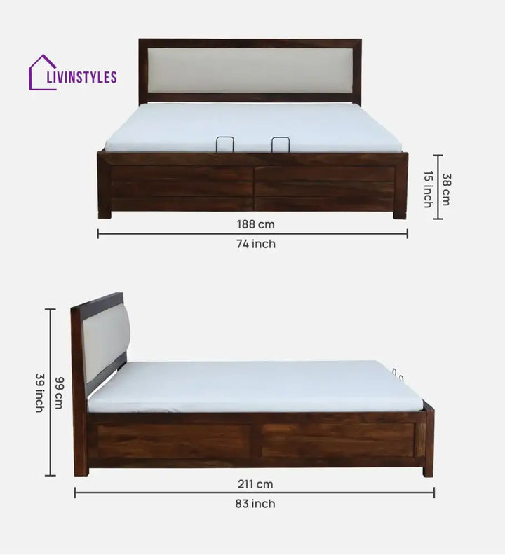 Moscow Solid Wood Hydraulic Storage Beds Bedroom Furniture Sets