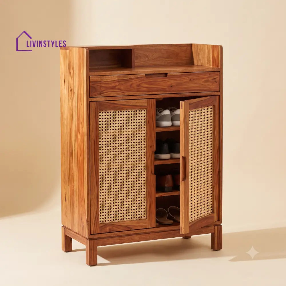 Disha Wooden Shoe Rack for Home | Shoe Cabinet